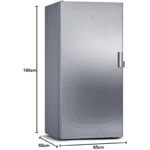 Balay 3FCE563ME 346L Frigorífico Una Puerta Acero Mate - Imagen 2