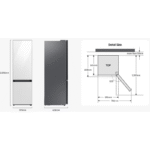 Samsung RB38C7B6AS9/EF 387L Frigorífico Combi No Frost - Imagen 8