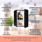 KLARSTEIN Neveras Pequeñas 66L-80L para Bebidas y Alimentos - Imagen 5