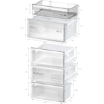 Bosch KGN392LAF 363L 2,03m NoFrost Frigorífico Combi Inox - Imagen 5
