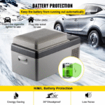 VEVOR Refrigerador Portátil de Auto Compresor 20L-55L Congelador Ajustable para Camping y Viajes - Imagen 3